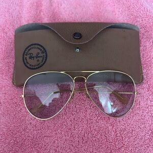 Vintage Ray ban clear  (Bausch & Lomb) changeable photochromic glasses.
